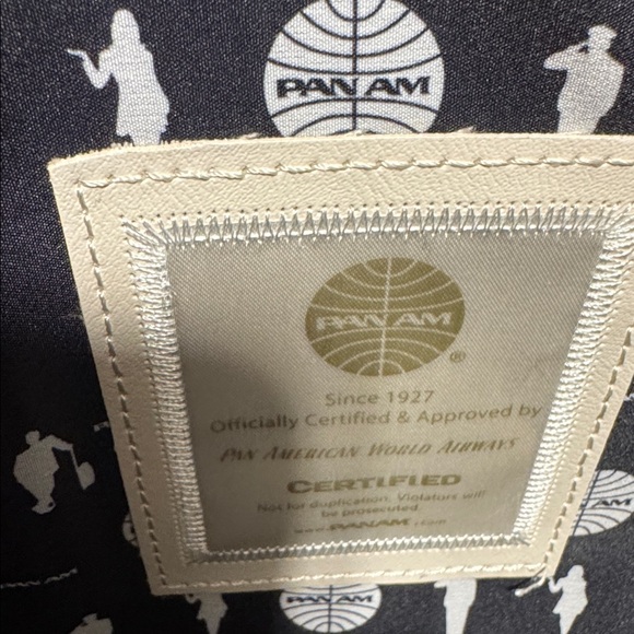 Pan Am Black and White Men's Bag - Picture 9 of 11